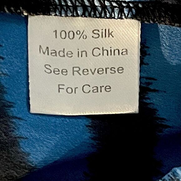 Parker, 100% Silk, Colorful Print, Womens Midi Dress. Fits Like a Small. - Picture 7 of 7